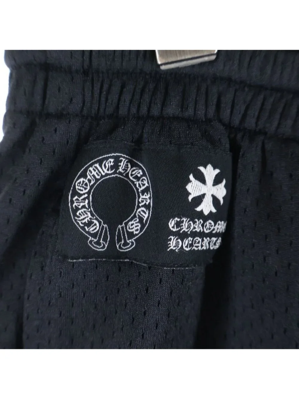 Chrome Hearts Mesh Warm UP Jersey Varsity CH Printed Shorts Black